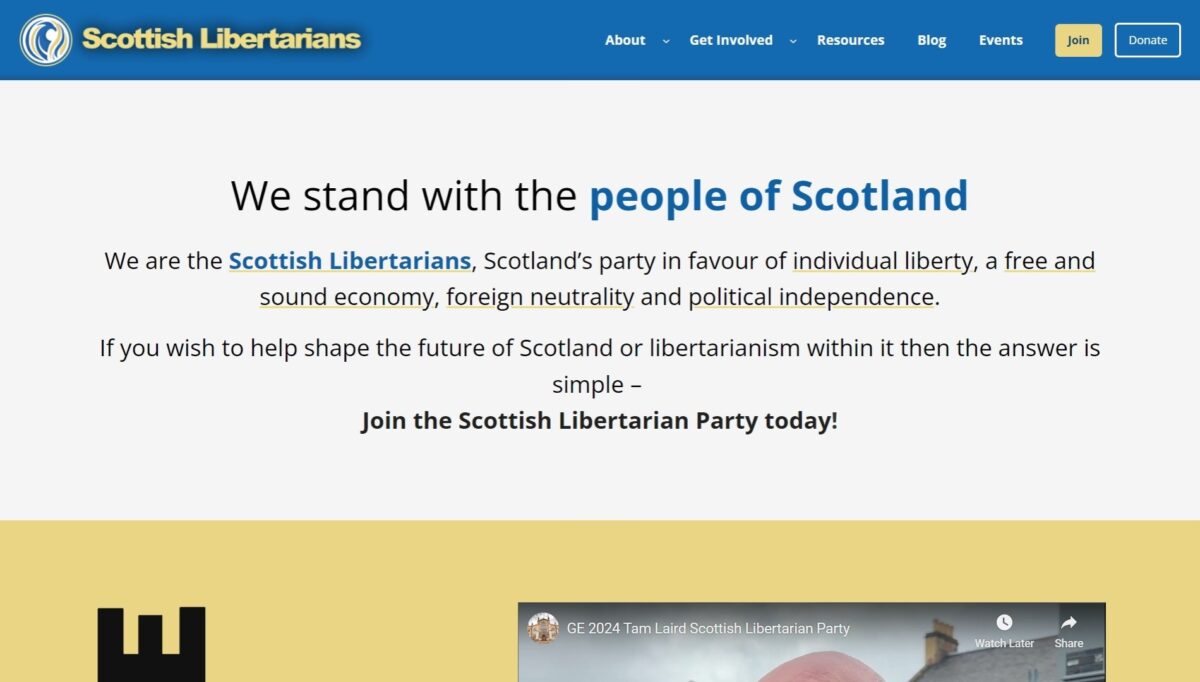 Scottish Libertarian Party Home Page